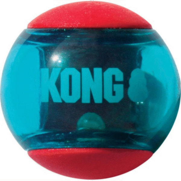 520481_E_01 Kong® Squeezz® Bal Rood & Blauw
