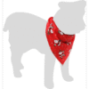 522398_E_01 KERST BANDANA ROOD 60x31CM