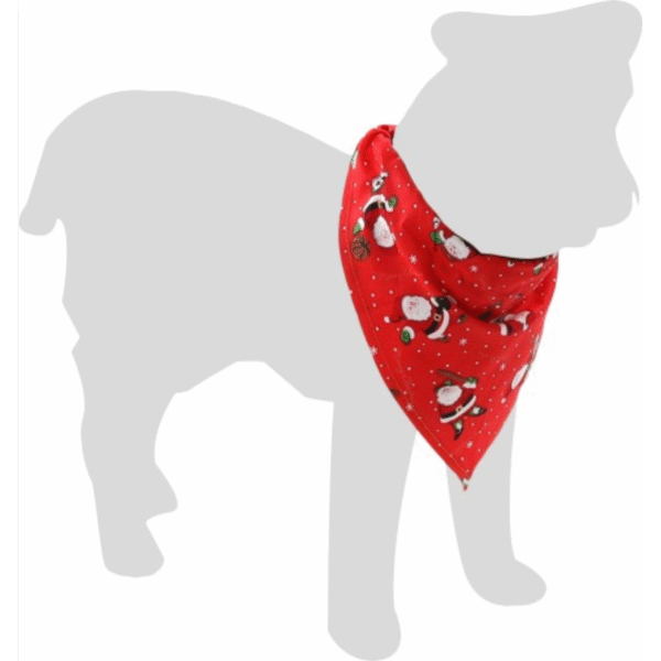 522398_E_01 KERST BANDANA ROOD 60x31CM