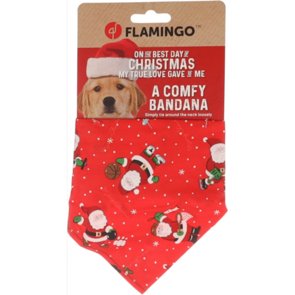 522398_V_01 KERST BANDANA ROOD 60x31CM