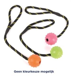 HappyPet - Studded Rope Ball 2"